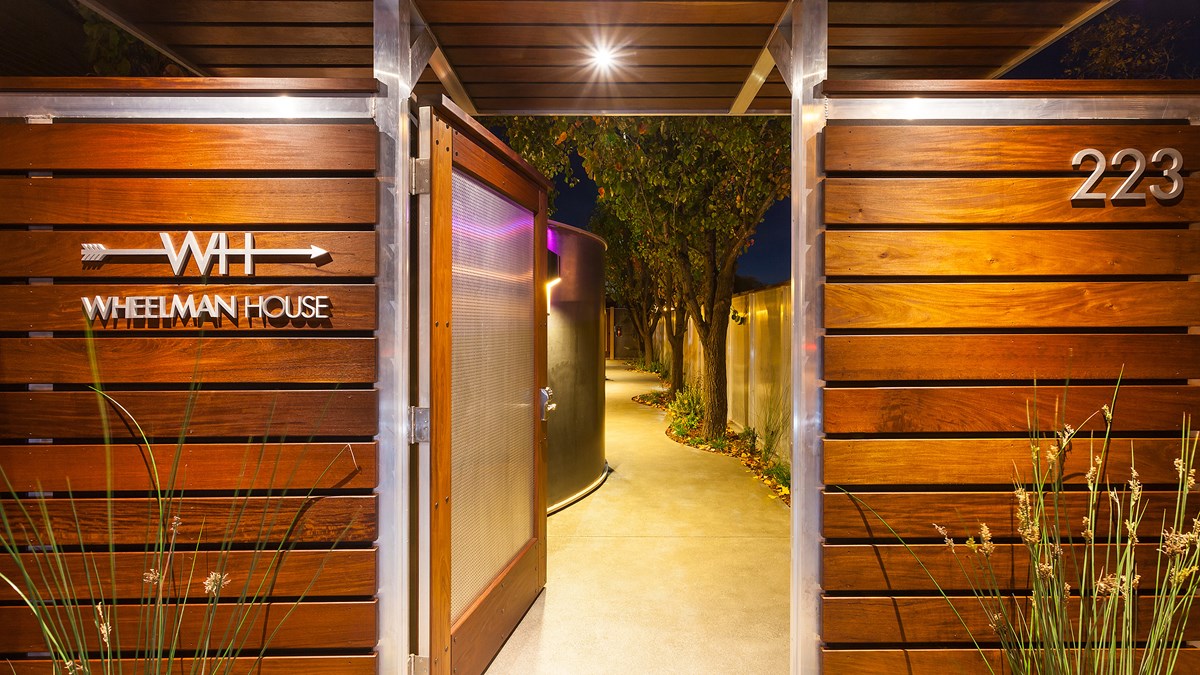Wheelman House Entrance