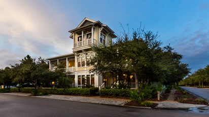 Cobalt Cottage Rosemary Beach Watercolor Florida