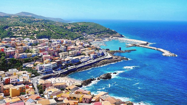 Sardinia coastline