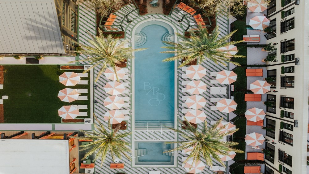 Aerial Pool View